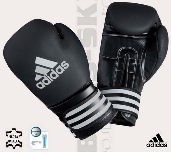 black adidas boxing gloves