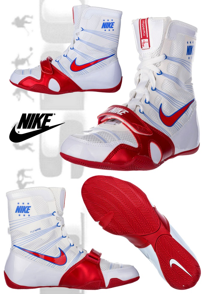 nike hyperko red and white