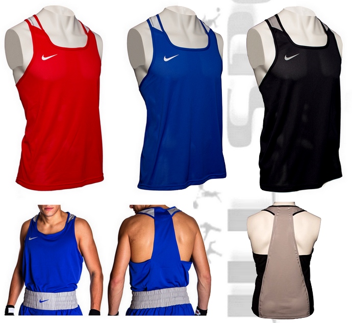 Nike Boxing Vest, Koszulka bokserska Nike, Koszulka do boksu Nike, Nike bezrękawnik bokserski