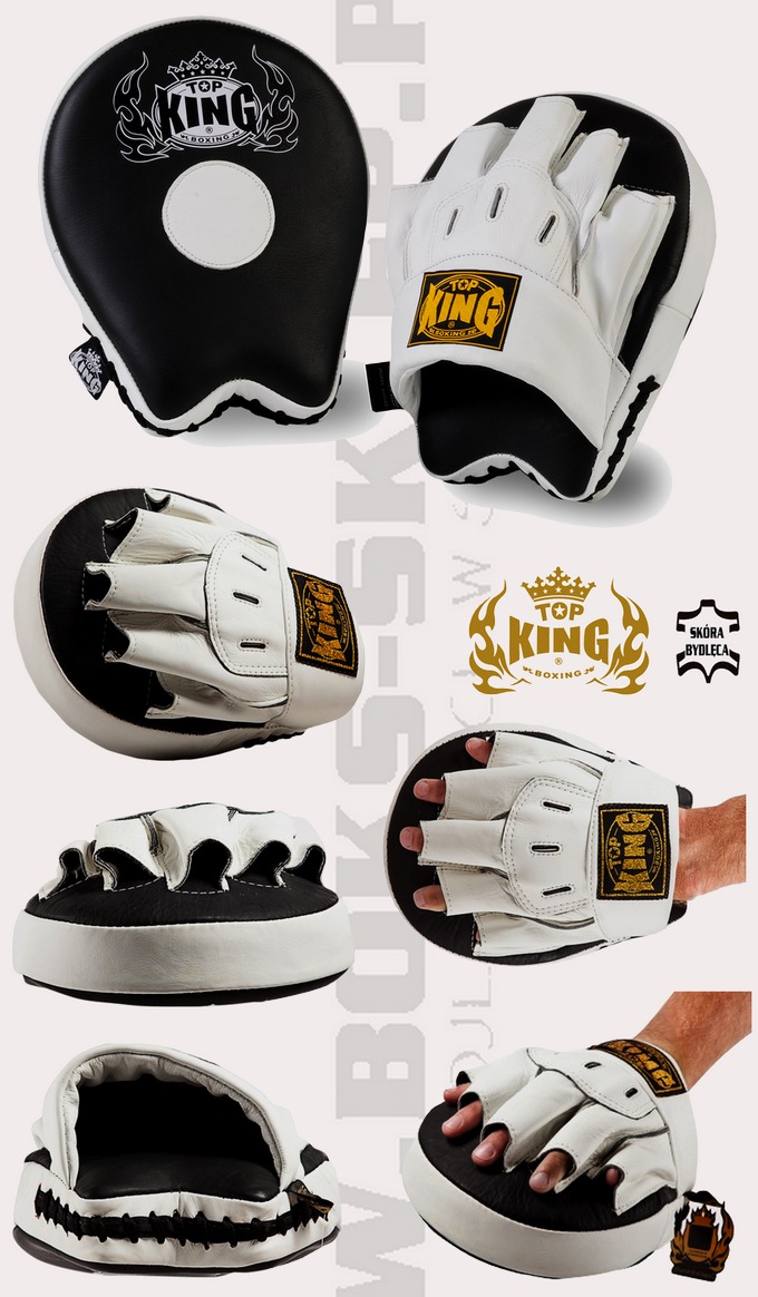 TKFMU Top King Ultimate tarcze trenerskie, Focus Mitts Pads Top King  leather